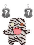 Monster: Oogah Boogah Grey Zebra & Keyring Pack